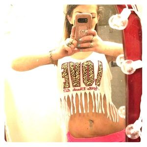 Leopard print crop top myrtle beach